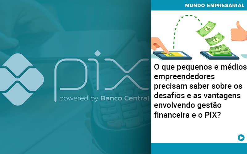 O Que Pequenos E Medios Empreendedores Precisam Saber Sobre Os Desafios E As Vantagens Envolvendo Gestao Financeira E O Pix - Conexão Contábil
